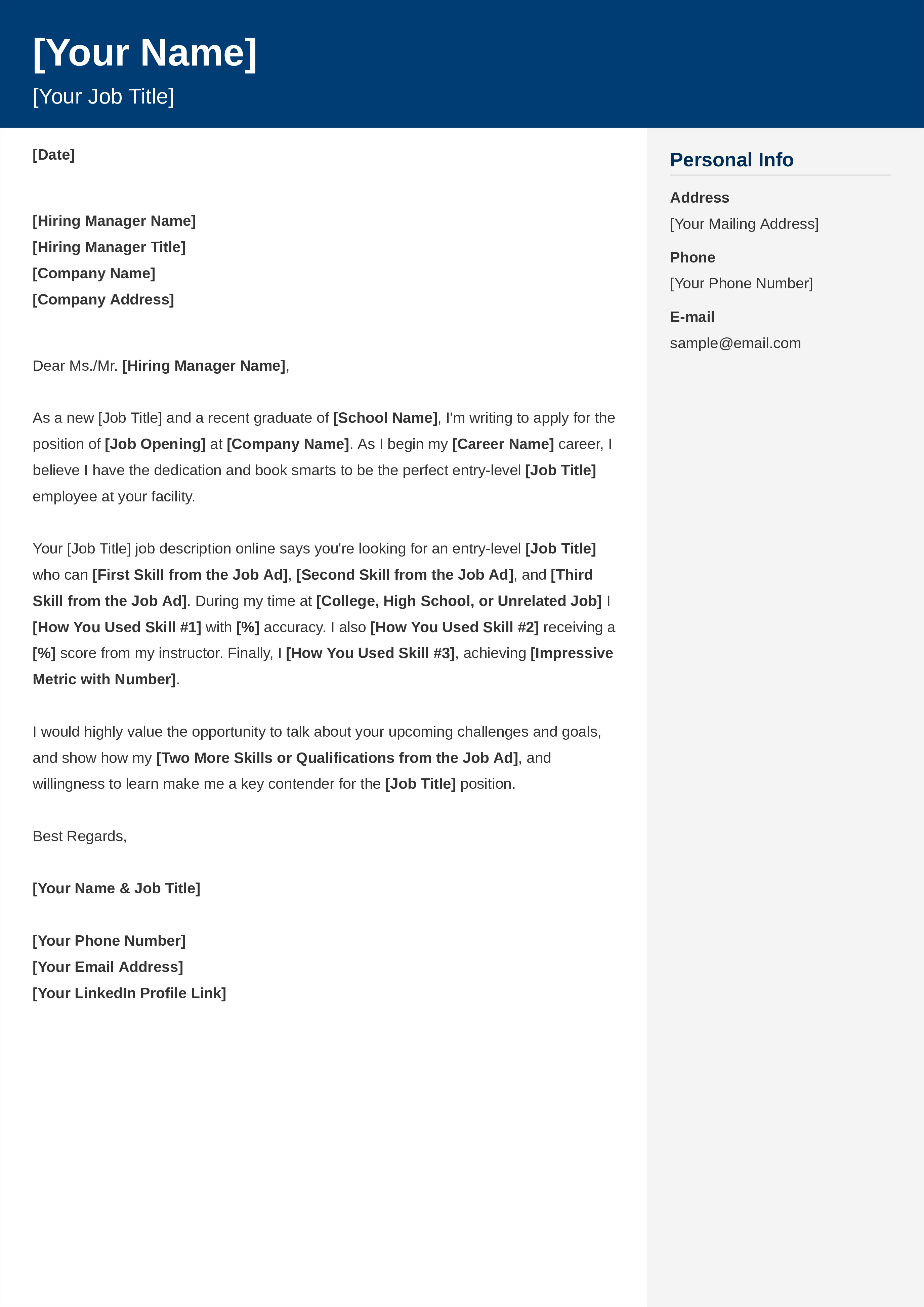 Cover letter format - makerspastor