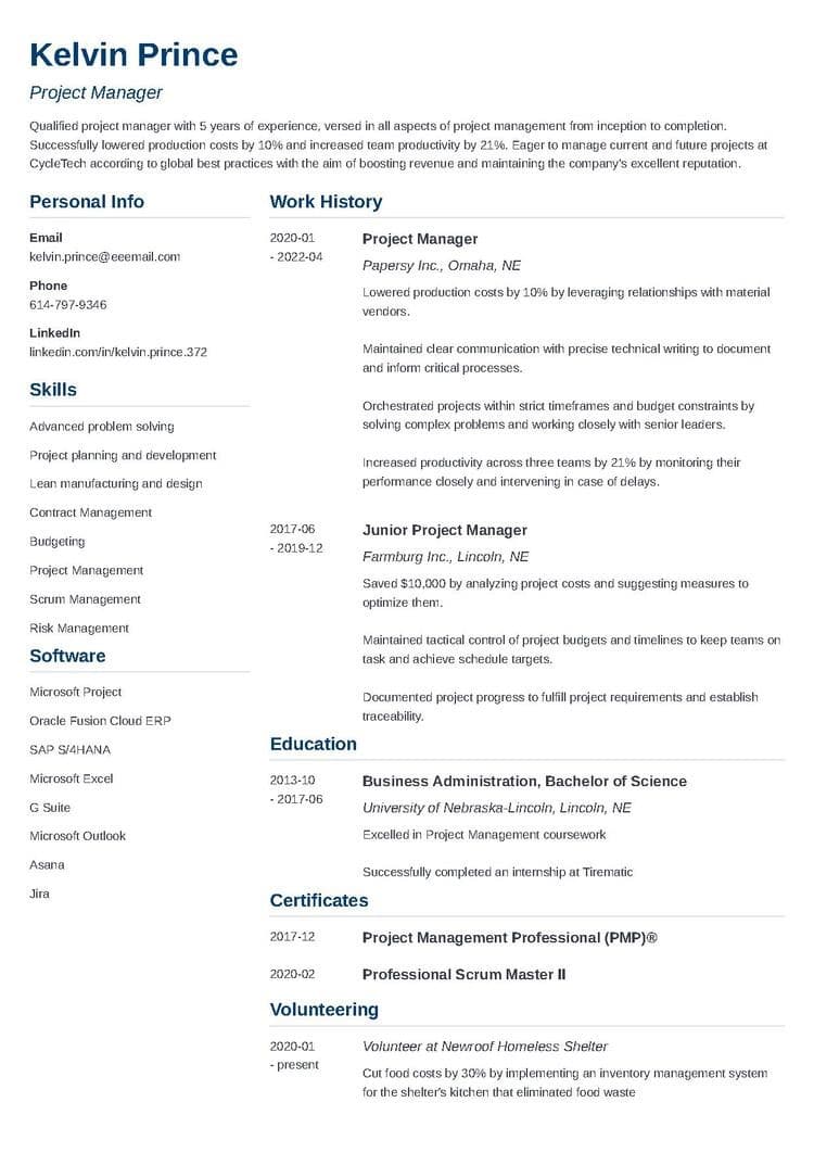 simple resumelab resume template