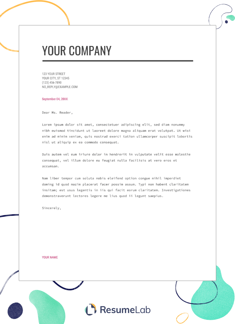 cover letter template google docs download