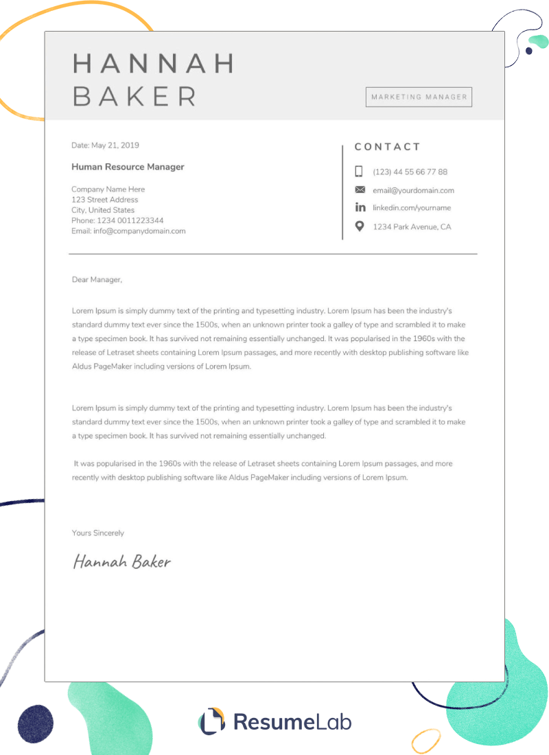 25 Free Cover Letter Templates for Google Docs [2022]