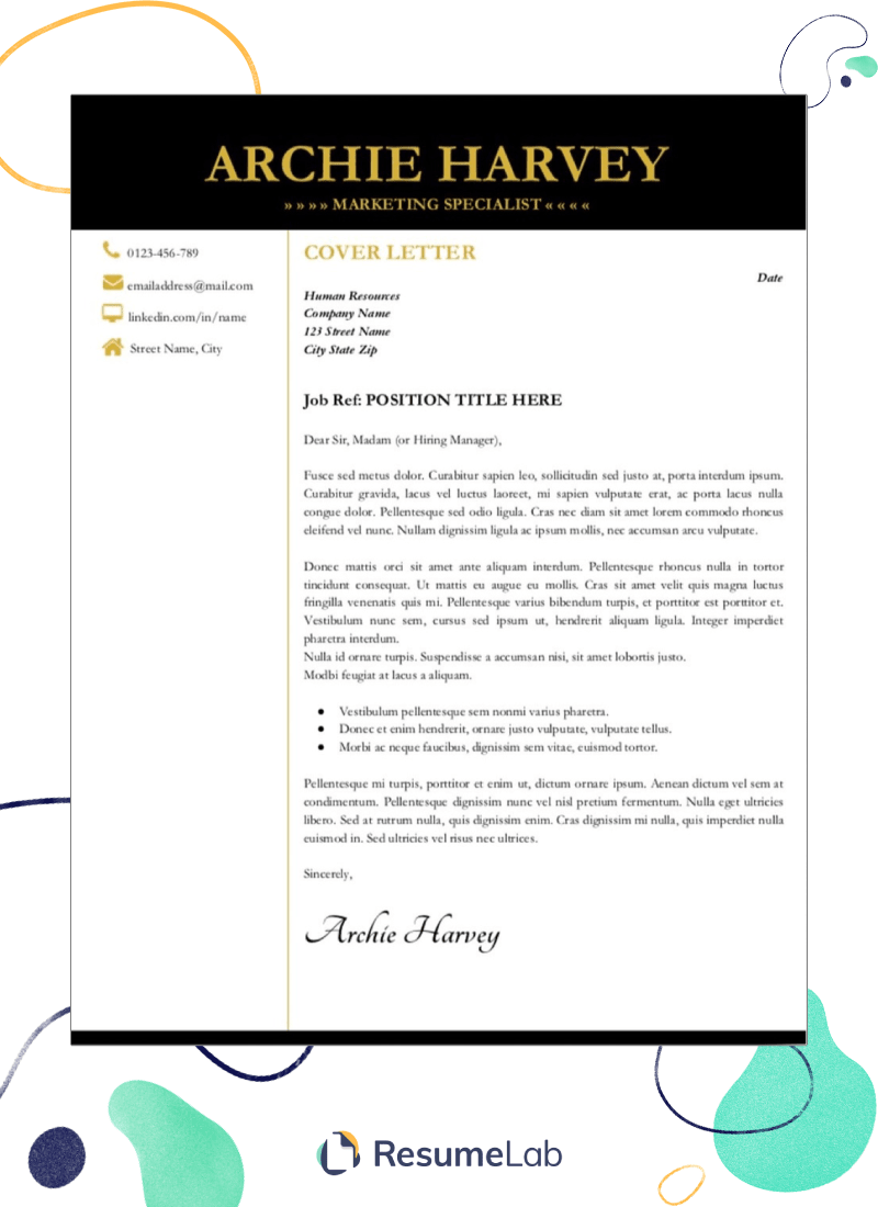 Google Cover Letter Template