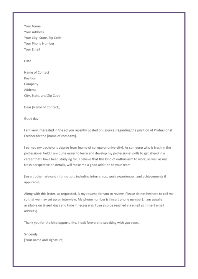 cover letter template google docs download