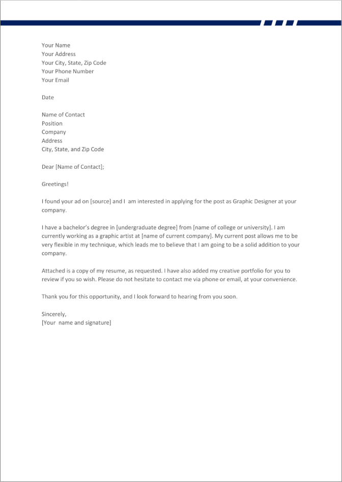 25 Free Cover Letter Templates For Google Docs