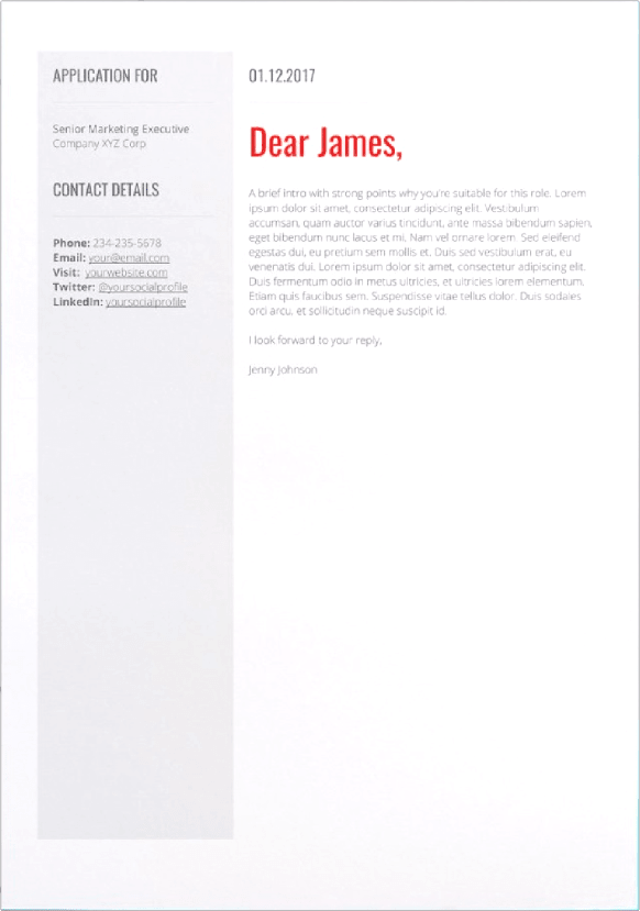 cover letter template docs