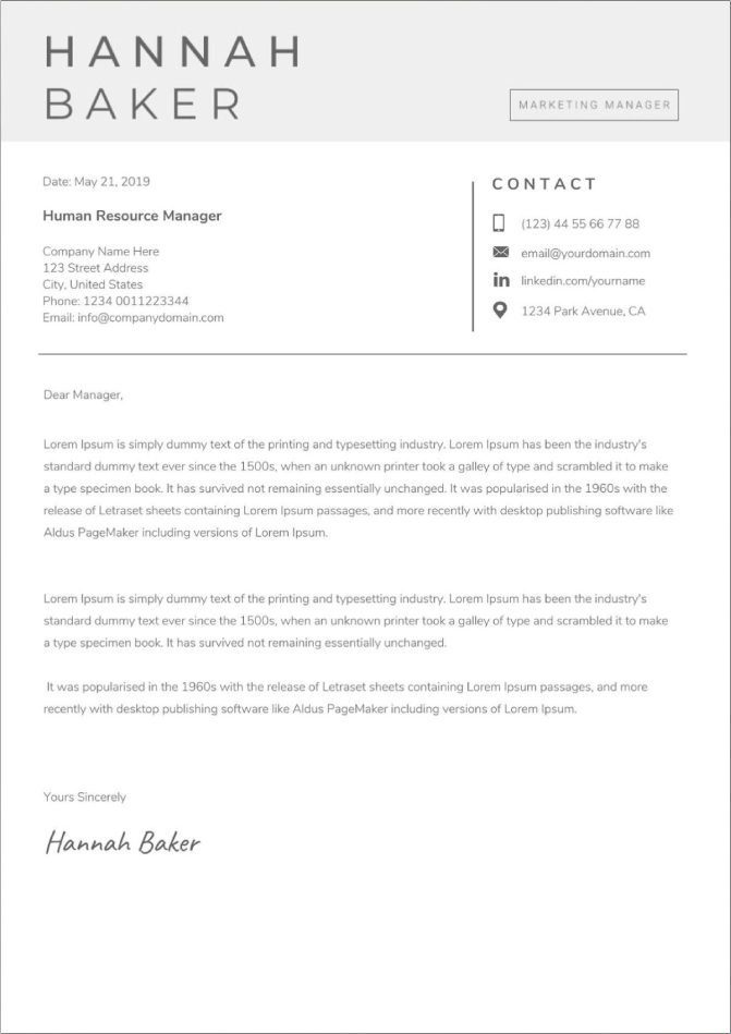 cover letter to google examples