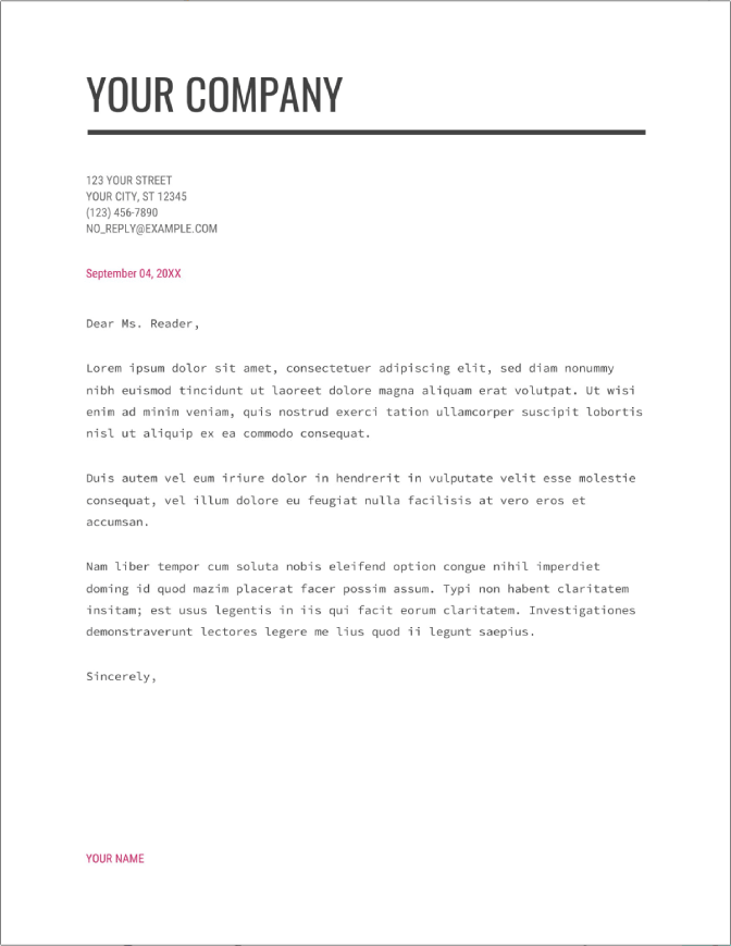 6 Free Google Docs Cover Letter Templates