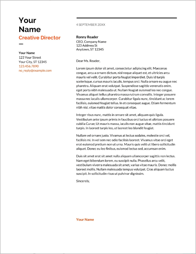 20+ Best Cover Letter Templates for Google Docs for 2024