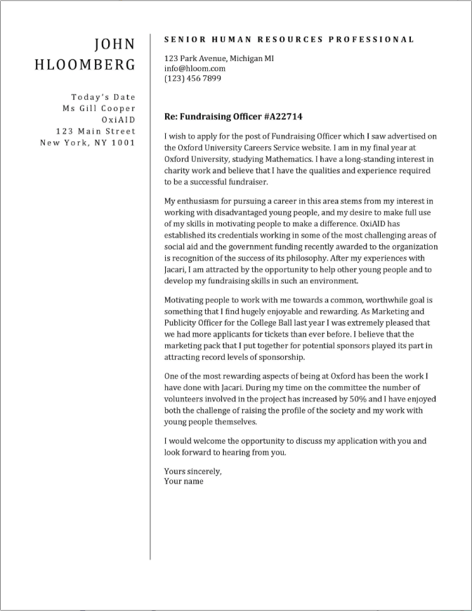 google docs cover letter templates