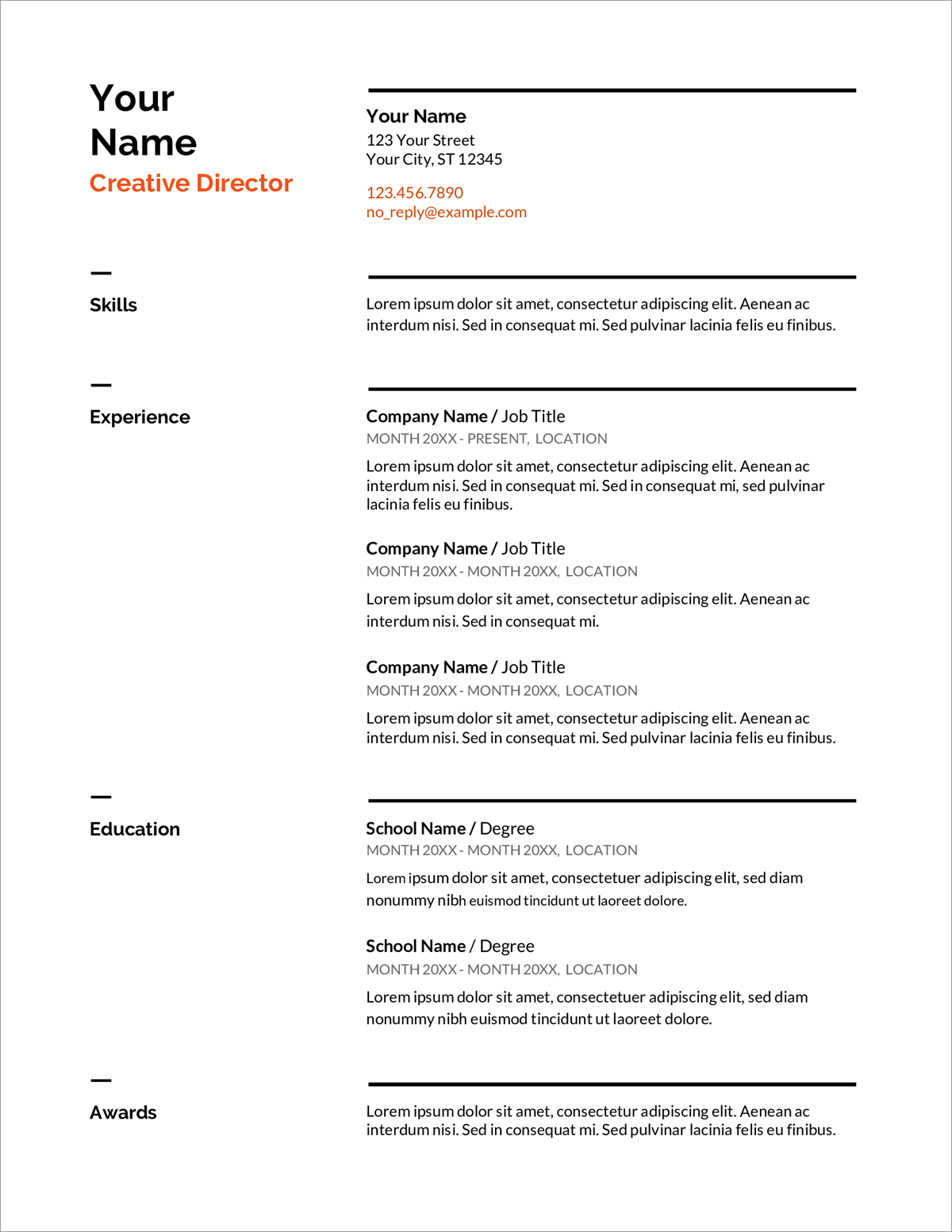 free resume download templates