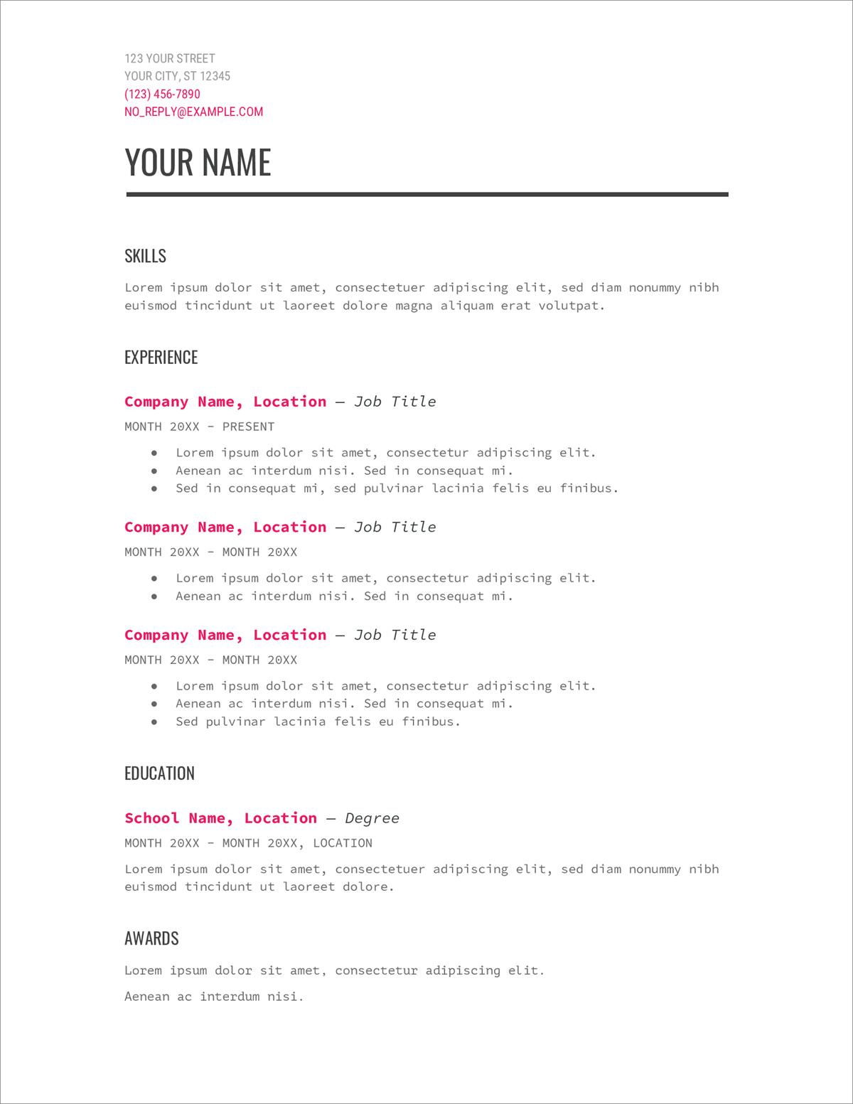 stationery templates for google docs