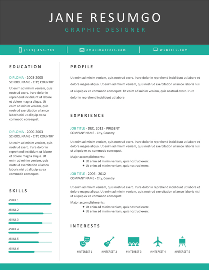 free resume template downloads google docs