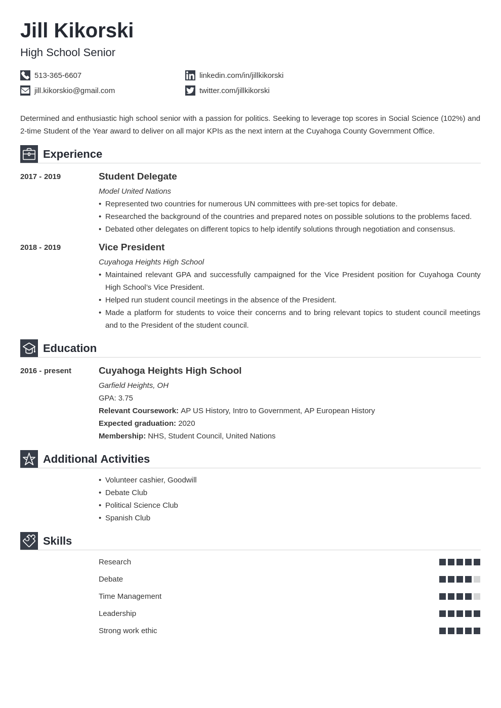 high-school-student-resume-template-examples-guide