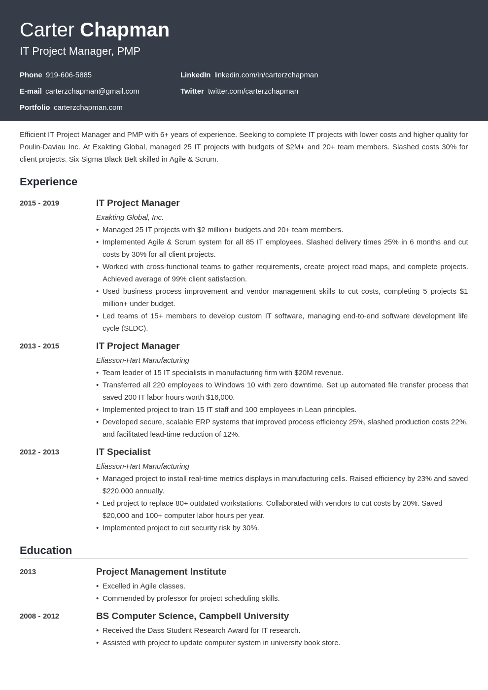 it project manager template influx uk