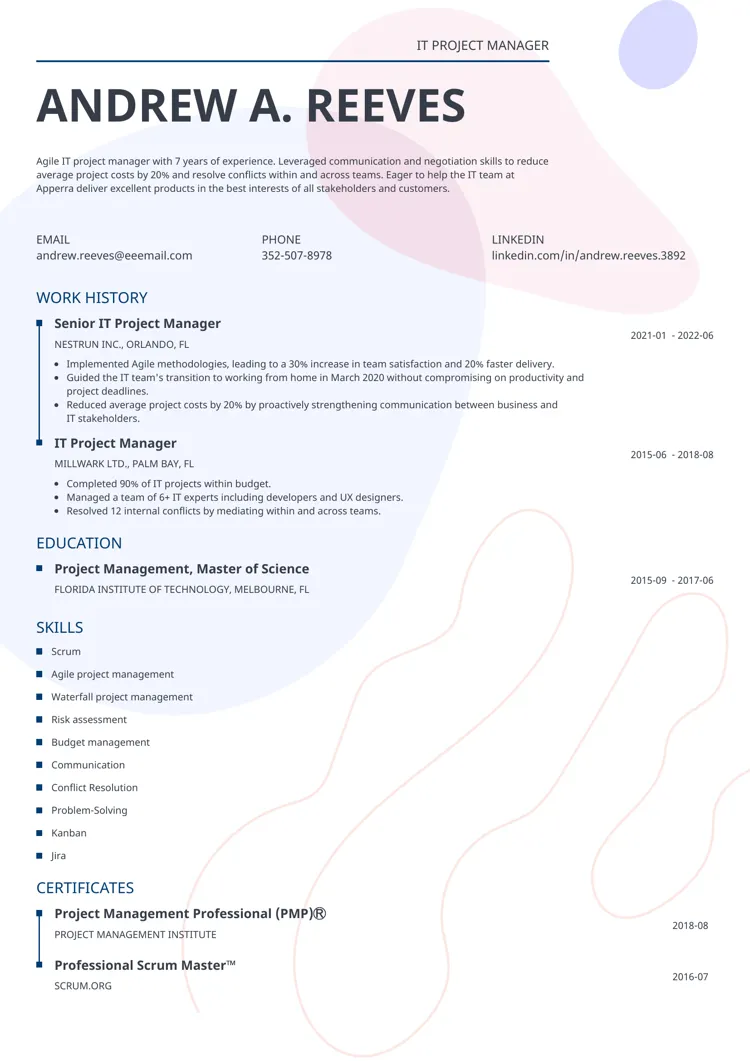 LaTeX resume alternative - Impetus