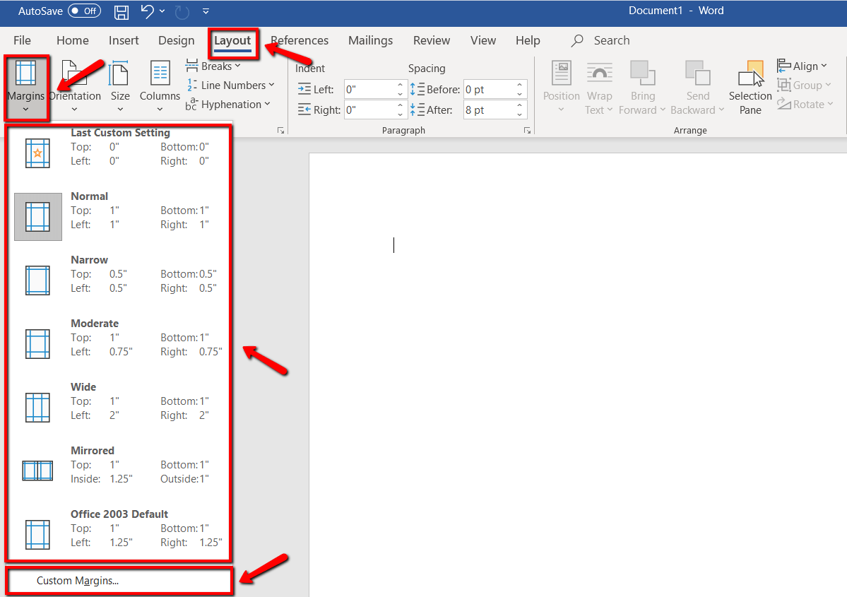 Resume Margins Standard Size for Proper Dimensions