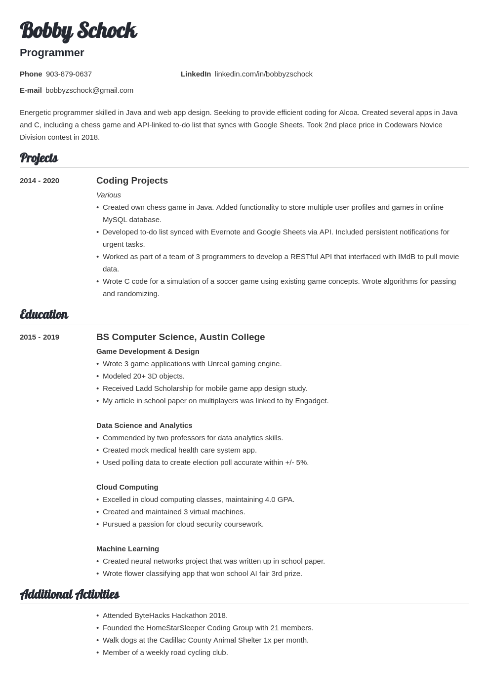 What to put on a resume with no work experience How To Make A Resume For A First Job No Experience Samples