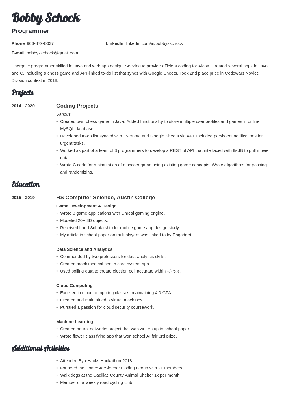 It Resume Sample No Experience Good Resume Examples   No Experience Template Valera 