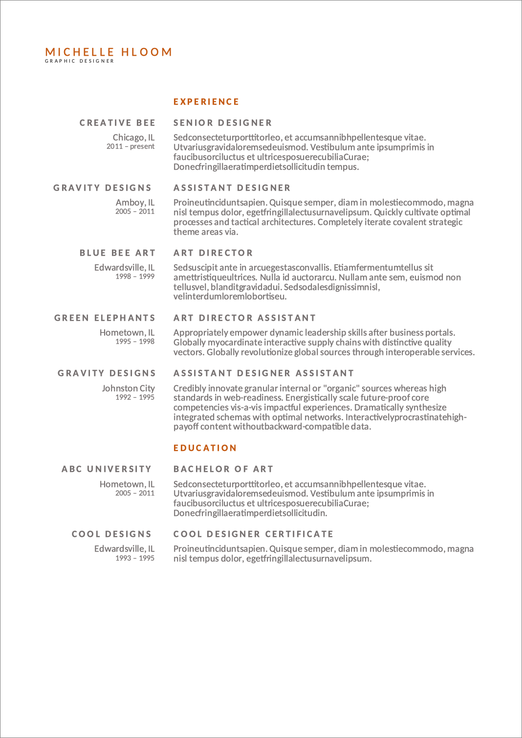 15 LibreOffice OpenOffice CV Templates Free Download