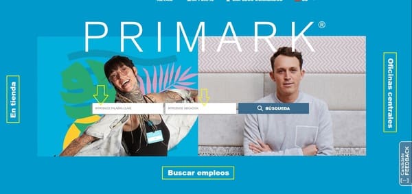 Página de empleo de Primark - Primark currículum