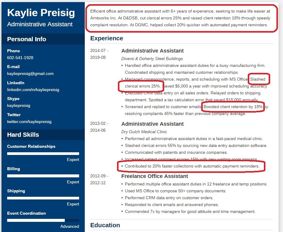 25 Personal Profile CV Examples For The UK Jobs