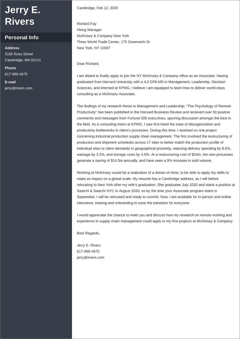 Relocation Cover Letter Examples, Samples & Writing Tips