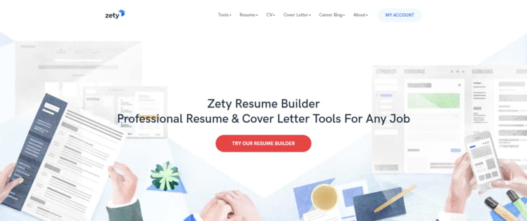 zety best resume builder preview