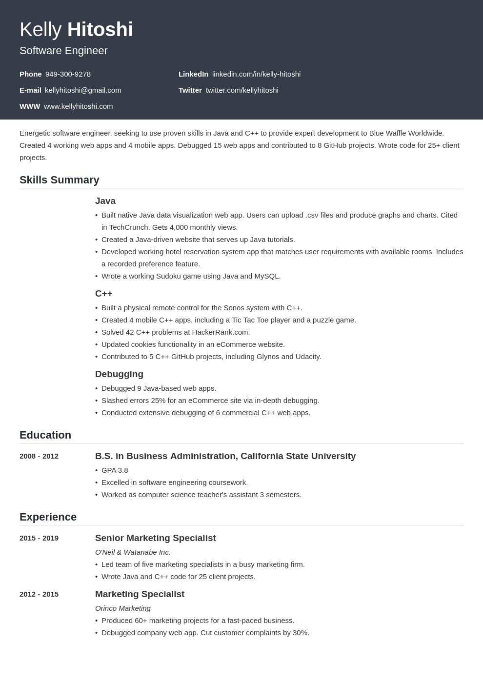 resume career change template influx