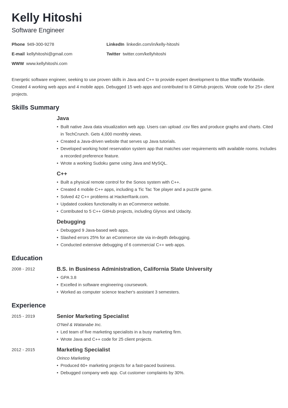 Career Change Resume Examples For 2024 Templates Tips 