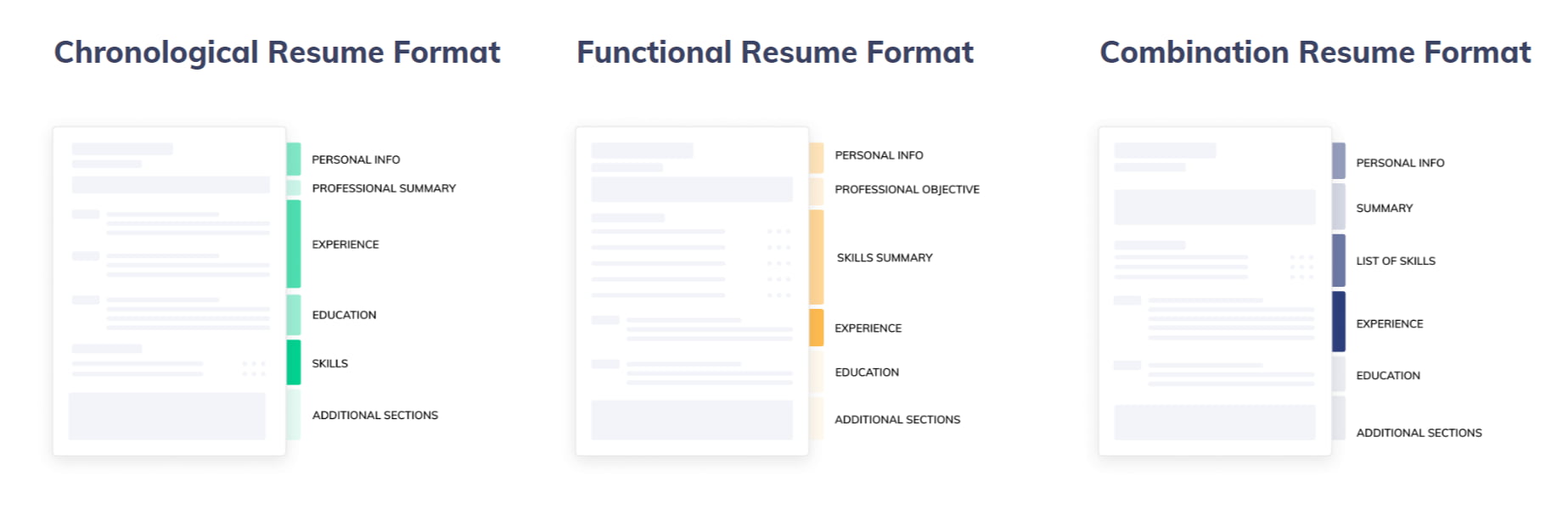 Resume format