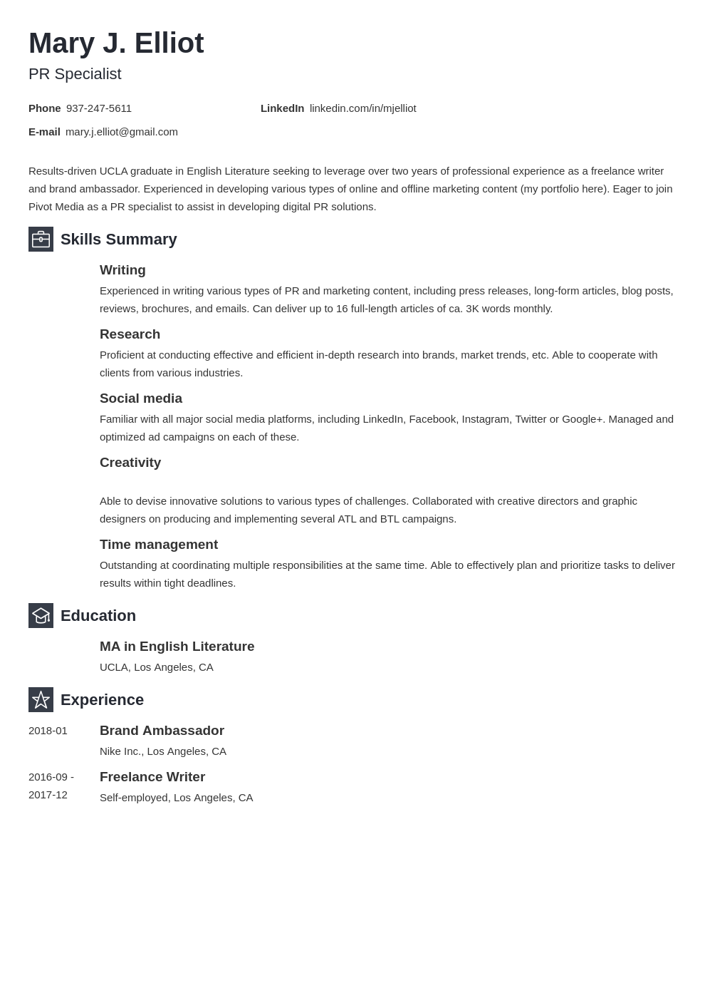 resume functional template newcast uk