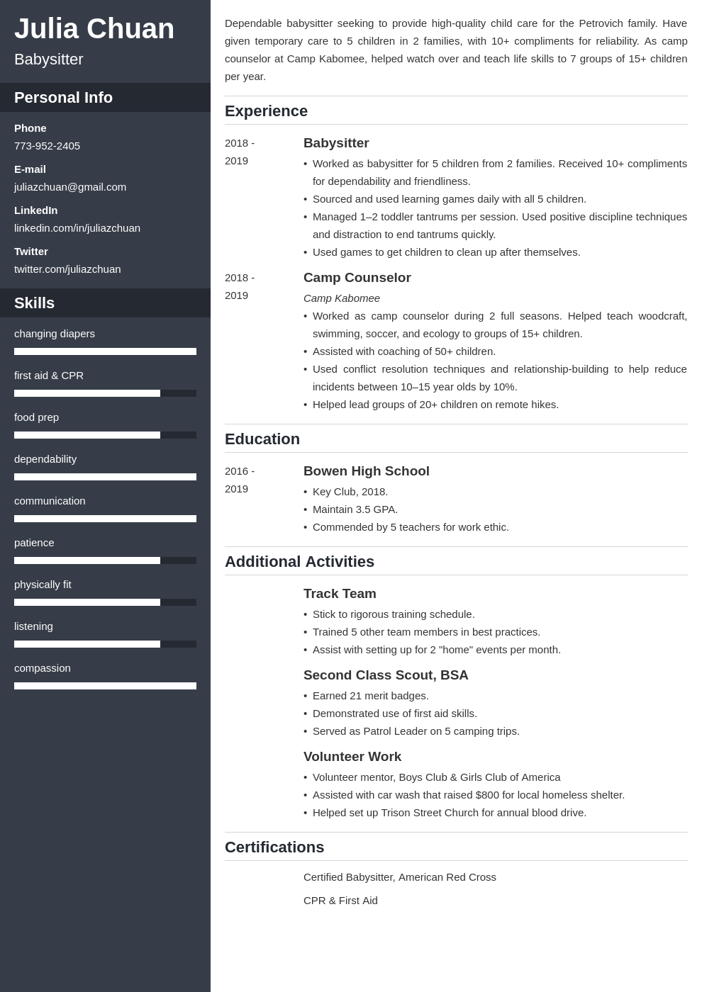 resume volunteering template cascade