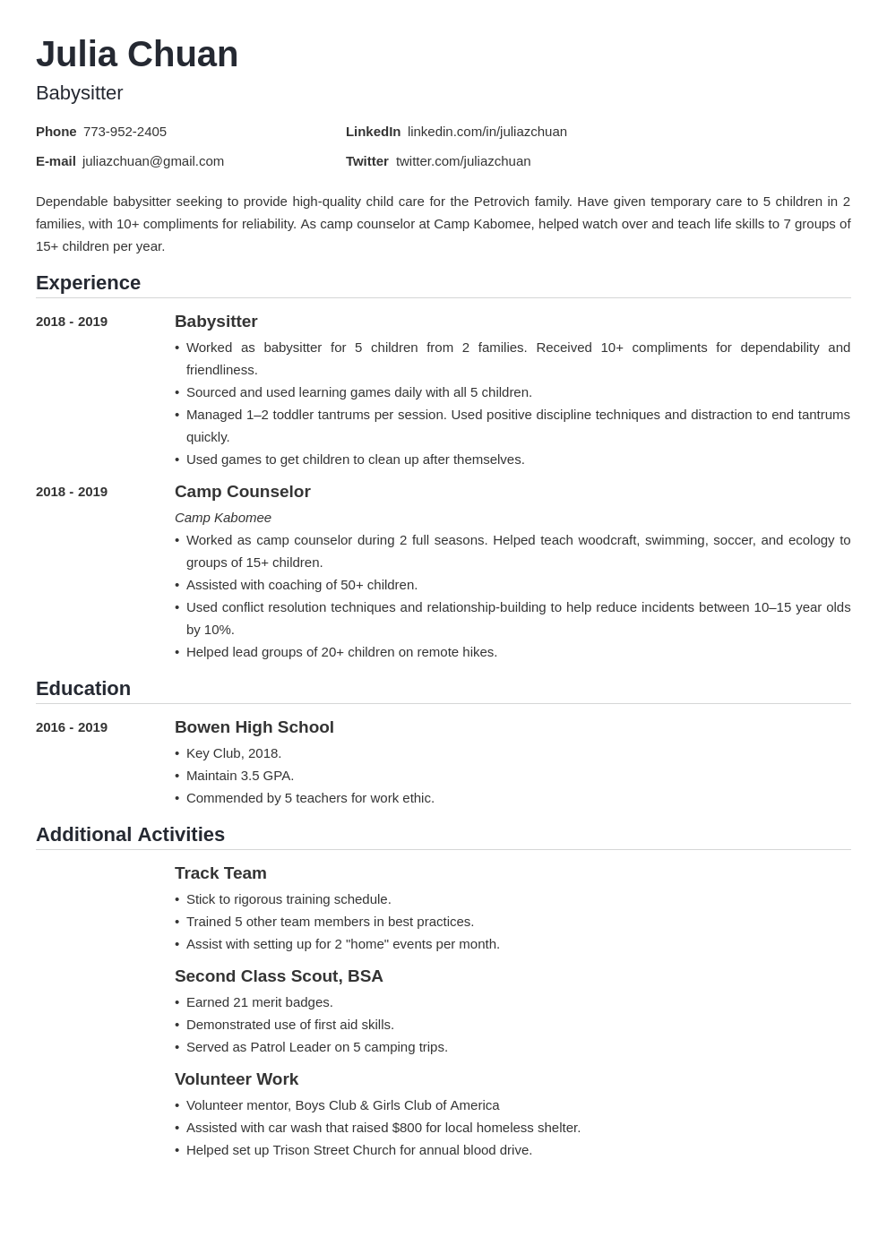 resume volunteering template nanica uk
