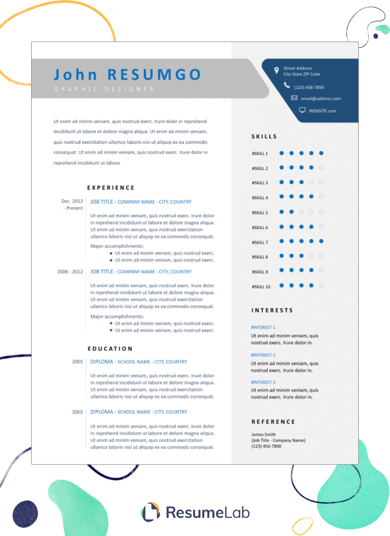 100 Free Resume Templates For Microsoft Word Resume Companion