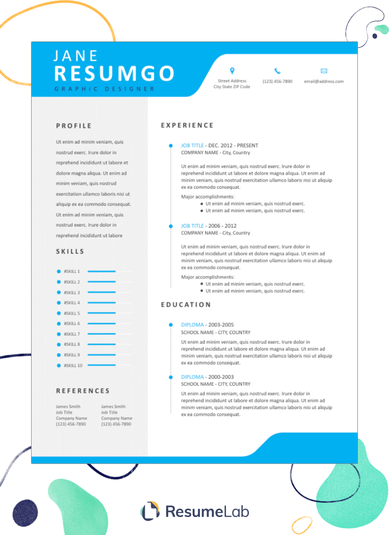 resume template download free ms word