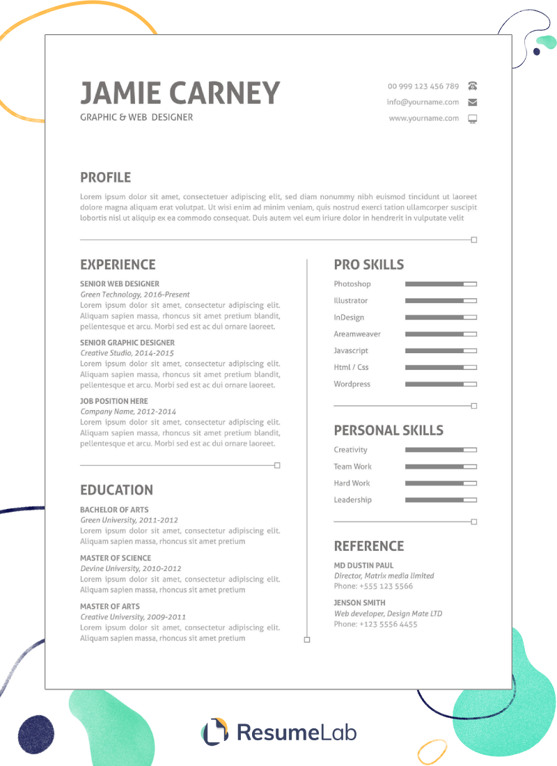 50+ Free CV Templates for Microsoft Word (Download Now)