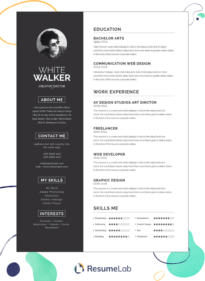 resume templates for microsoft word to download