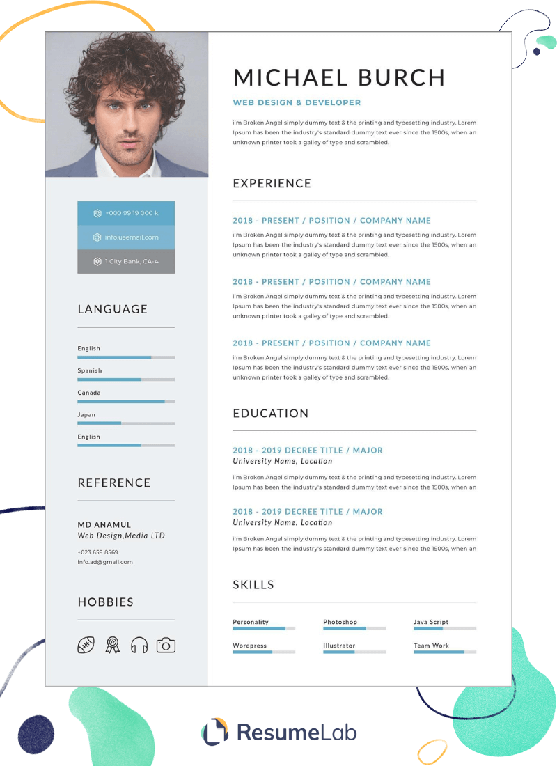 resume template download free for microsoft word