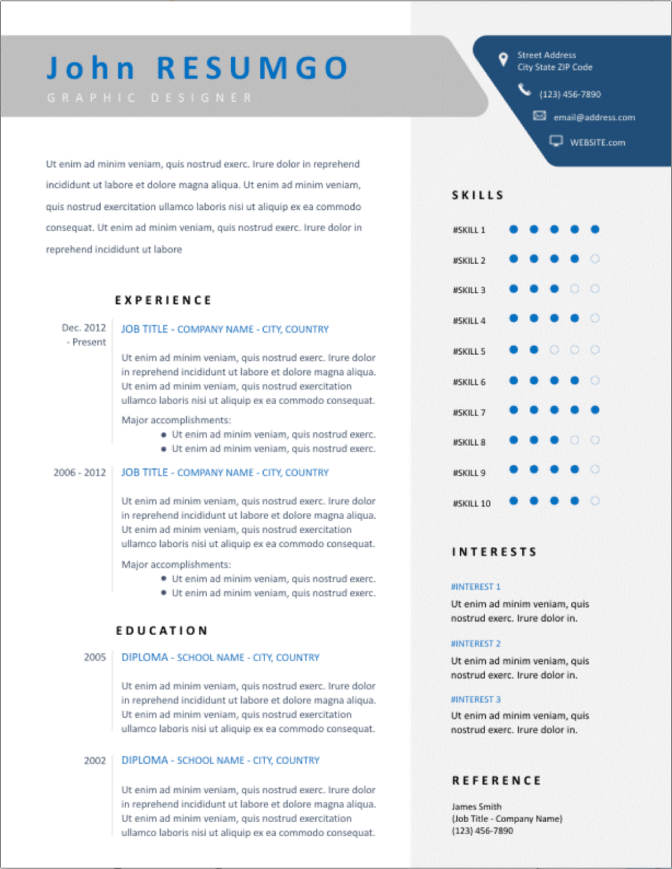 Best Resume Templates 2024 Microsoft Word Nerty Zabrina