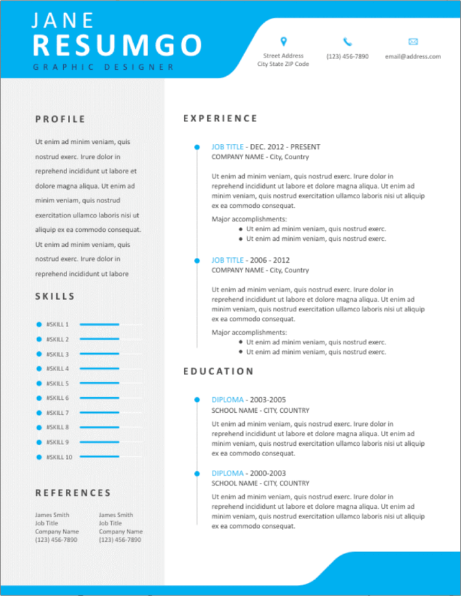 50+ Free CV Templates for Microsoft Word (Download Now)