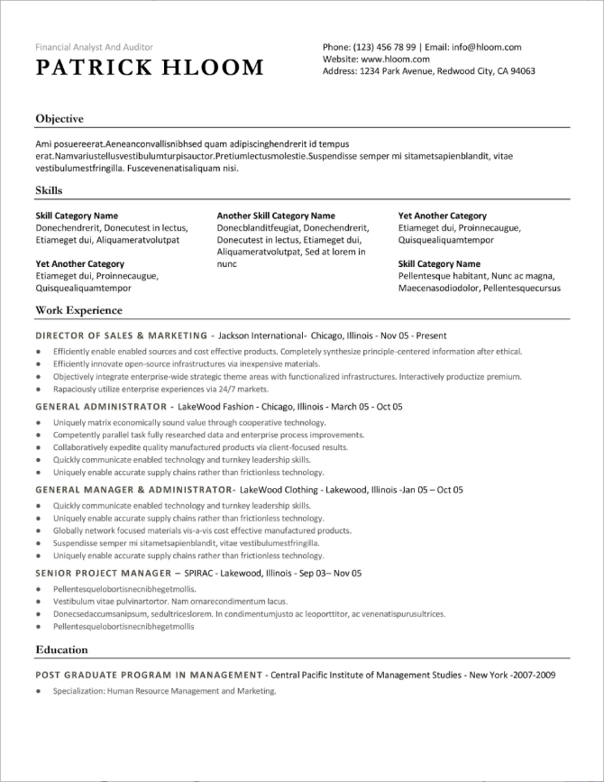 Free Download Resume Templates Microsoft Word 2007 - Free Resume Template For Microsoft Word / The best source for free word resume templates based on ms word.