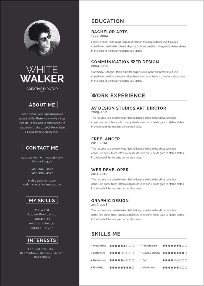 15 Word Resume Templates With Free Download