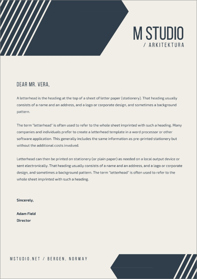 free cover letter template