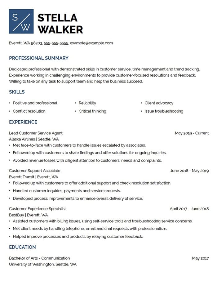 enterprise resume template from resumenerd