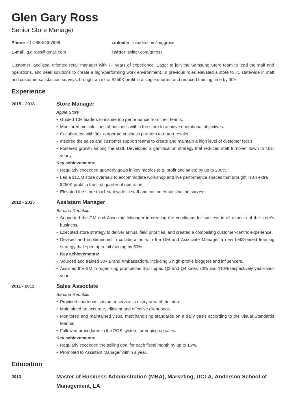 retail-sales-assistant-cv-example-2023-cv-template