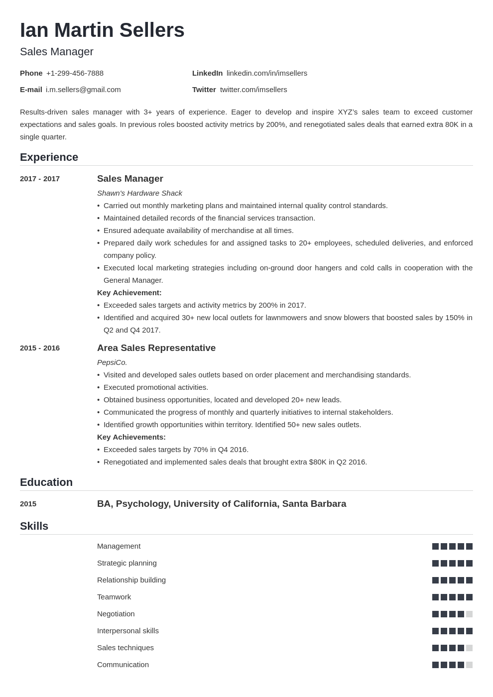 Hotel Sales Manager Cv Sample - Sales Manager job Bali wellness resorts | Hospitality ... / Oversee scheduling, hiring, and training operations.