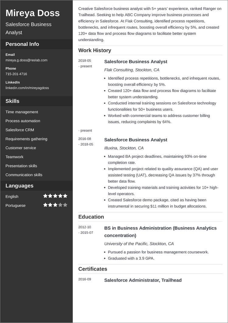 salesforce-resume-samples-skills-and-25-writing-tips