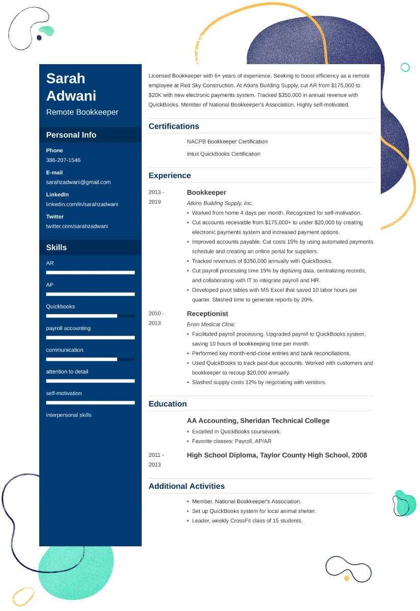 Stay At Home Mom Resume Examples Job Description For 2024