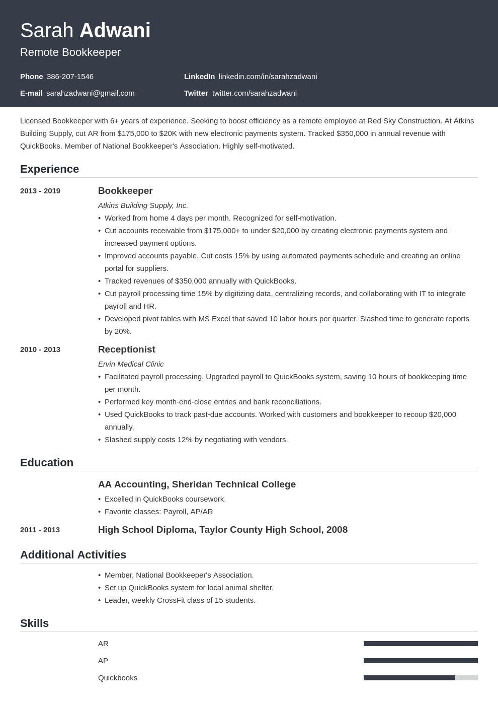 Stay At Home Mom Resume Examples Job Description For 2024