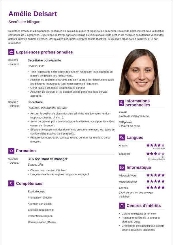 CV template Vibes