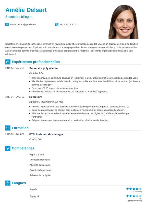 CV template Iconic